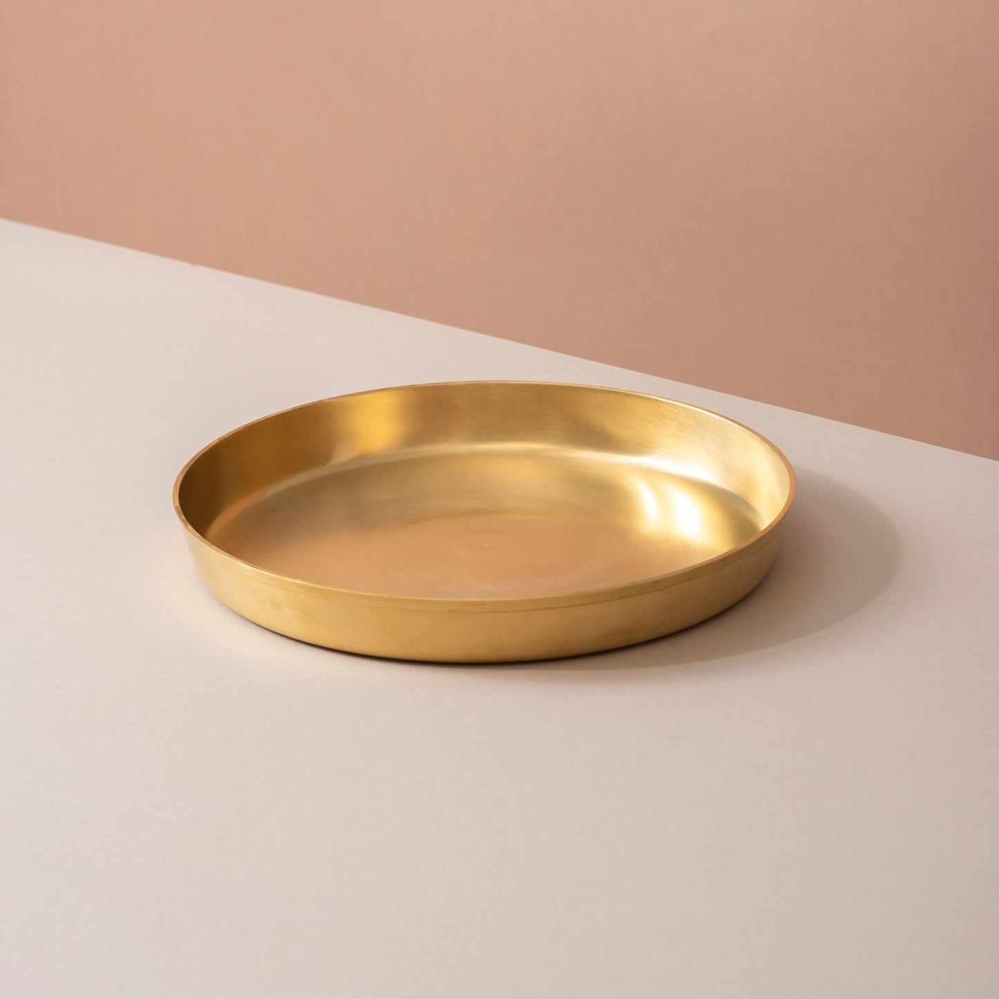 36-Piece Brass Solid Dinner Set • Matte Finish • Serves 6 (पीतल का डिनर सेट)