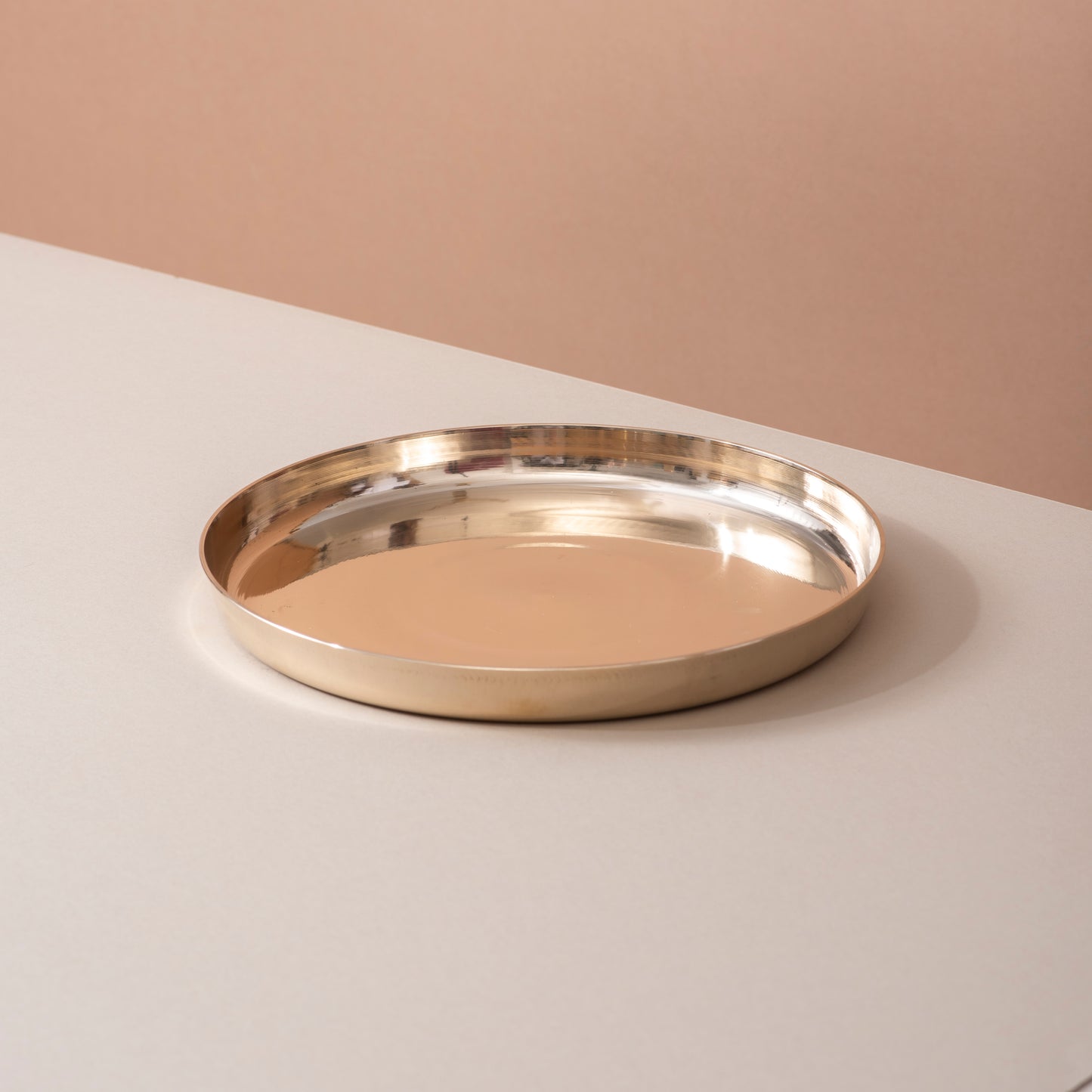 6-Piece Kansa Solid Dinner Set | Gloss Finish