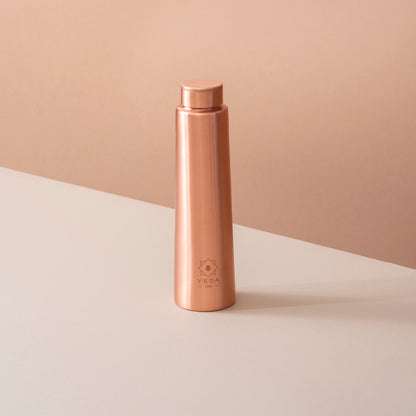 Handcrafted Pure Copper Water Bottle with Print