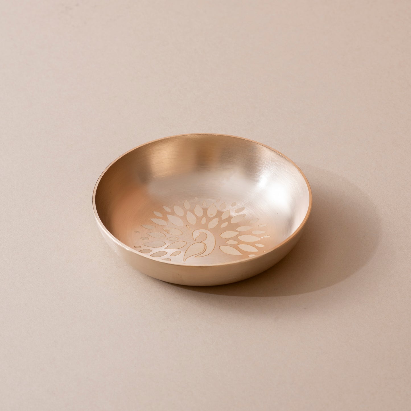 Peacock Motif • Pure & Authentic Kansa Dinner Set • Matte Finish • 100% Lead Free (कांसे का डिनर सेट)