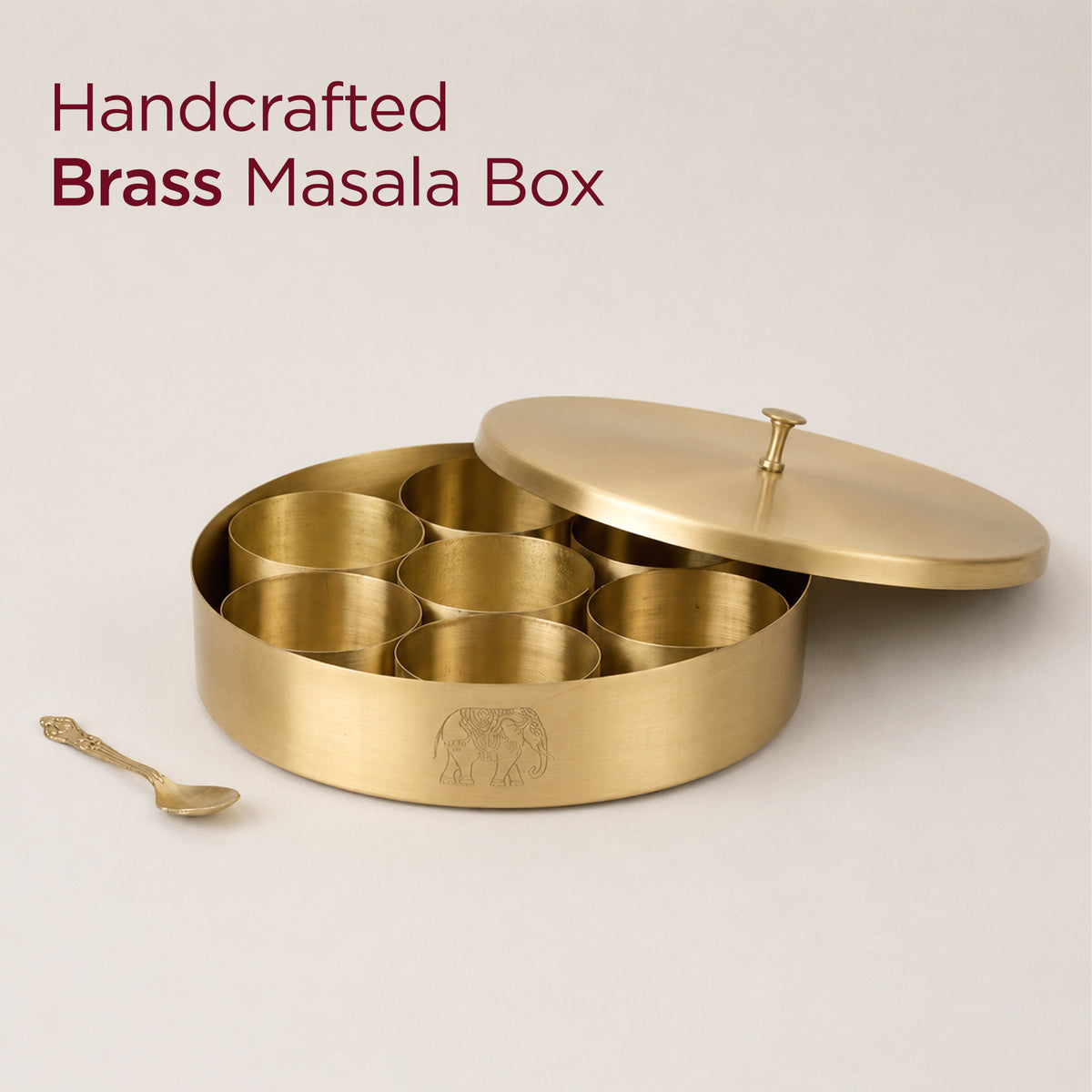 Brass Masala Box