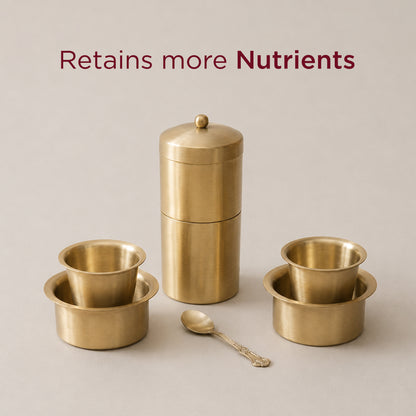 Filter Coffee Brewer with Dabra Set of 2 and Spoon