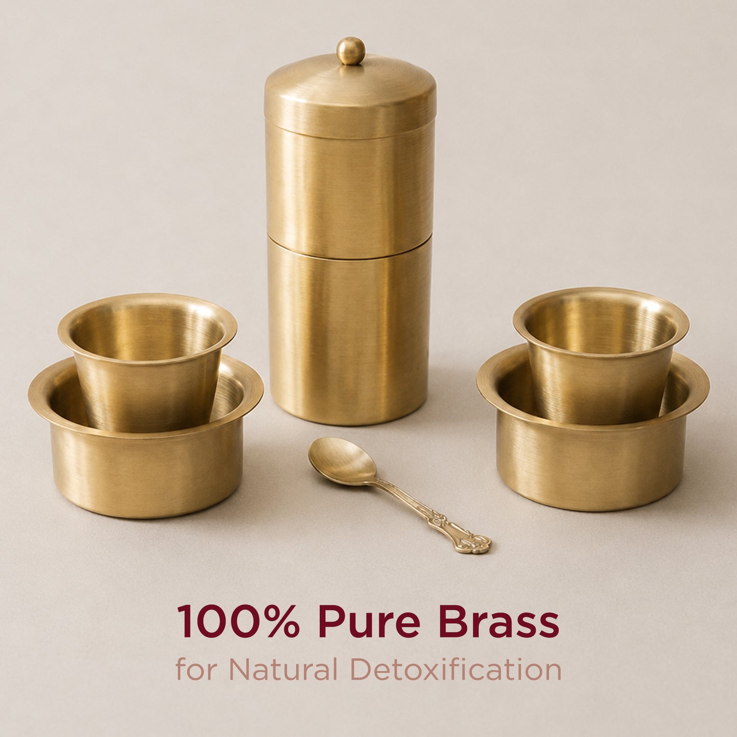 Filter Coffee Brewer with Dabra Set of 2 and Spoon