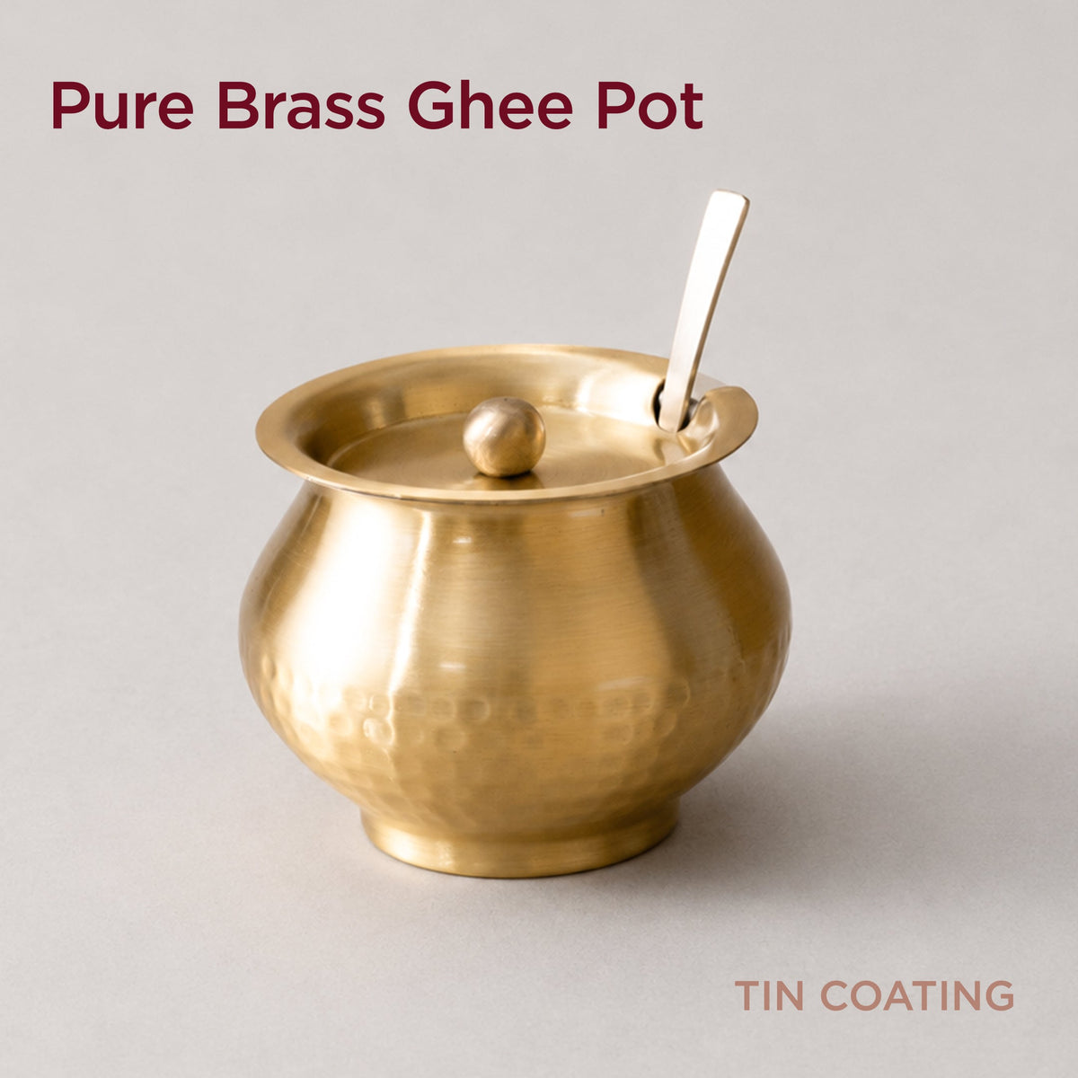 Brass Ghee Pot