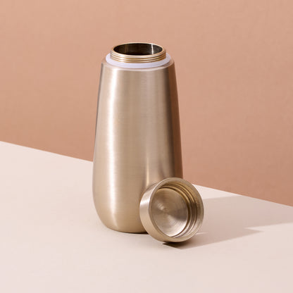 Handcrafted Kansa Water Bottle – Minimalist Ayurvedic Design