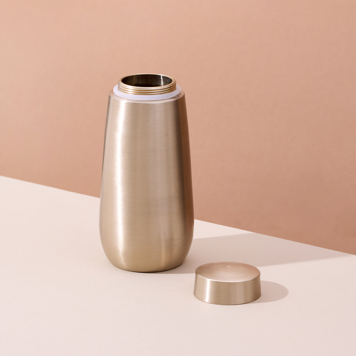 Handcrafted Kansa Water Bottle – Minimalist Ayurvedic Design