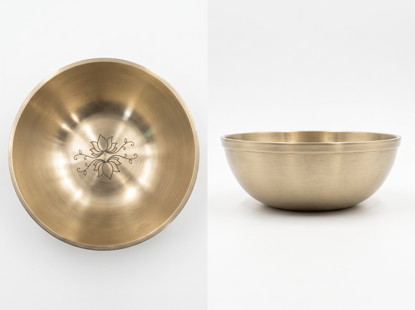 Handcrafted Kansa Lotus Bowl