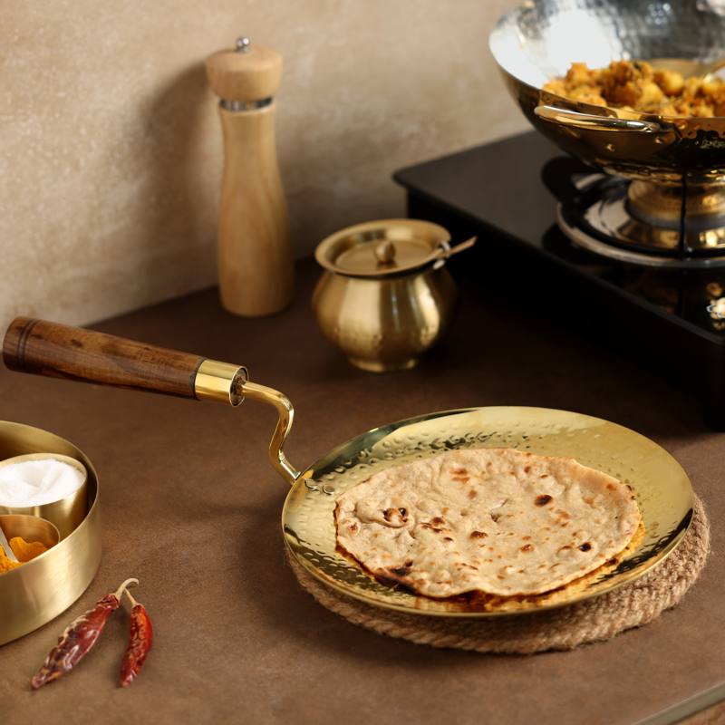 Brass Roti Set